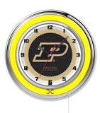 19" Purdue Boilermakers Neon Clock