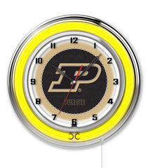 19" Purdue Boilermakers Neon Clock