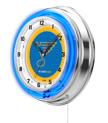 19" St. Louis Blues Neon Clock