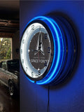 19" United States Space Force Neon Clock