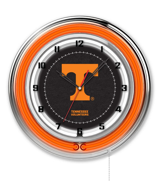 19" Tennessee Volunteers Neon Clock