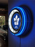 19" Toronto Maple Leafs Neon Clock