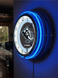 19" Utah Mammoth Neon Clock