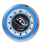 19" Utah Mammoth Neon Clock