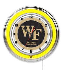 19" Wake Forest Demon Deacons Neon Clock