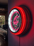 19" Washington State Cougars Neon Clock