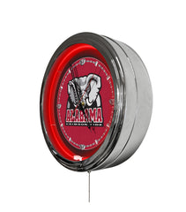 University of Alabama (Elephant) 16" Multi Color LED Wall Clock