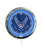 United States Air Force 16" Multi Color LED Wall Clock