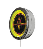 Arizona State University (Pitchfork) 16" Multi Color LED Wall Clock