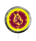 Arizona State University (Sparky) 16" Multi Color LED Wall Clock