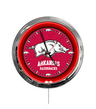 University of Arkansas 16" Multi Color LED Wall Clock