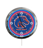 Boise State University 16" Multi Color LED Wall Clock