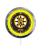 Boston Bruins 16" Multi Color LED Wall Clock