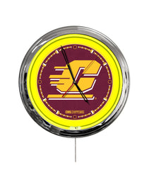 Central Michigan University 16" Multi Color LED Wall Clock