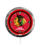 Chicago Blackhawks 16" Multi Color LED Wall Clock