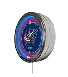 Columbus Blue Jackets 16" Multi Color LED Wall Clock