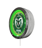 Colorado State University 16" Multi Color LED Wall Clock