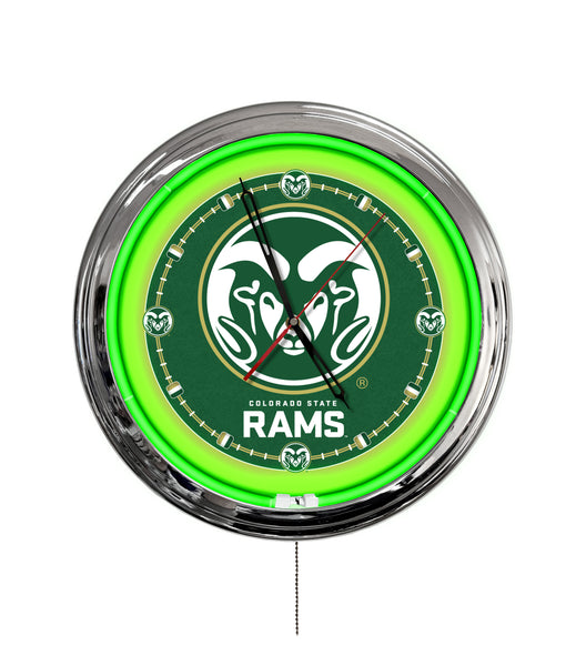 Colorado State University 16" Multi Color LED Wall Clock