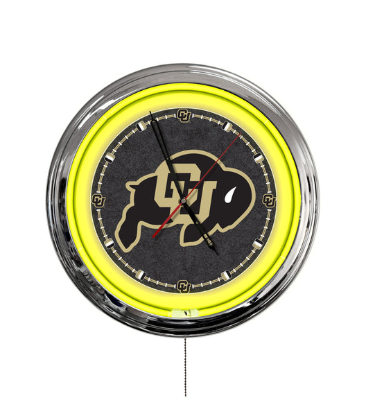 University of Colorado 16" Multi Color LED Wall Clock