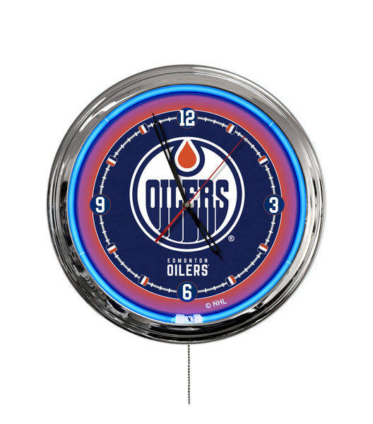 Edmonton Oilers 16" Multi Color LED Wall Clock