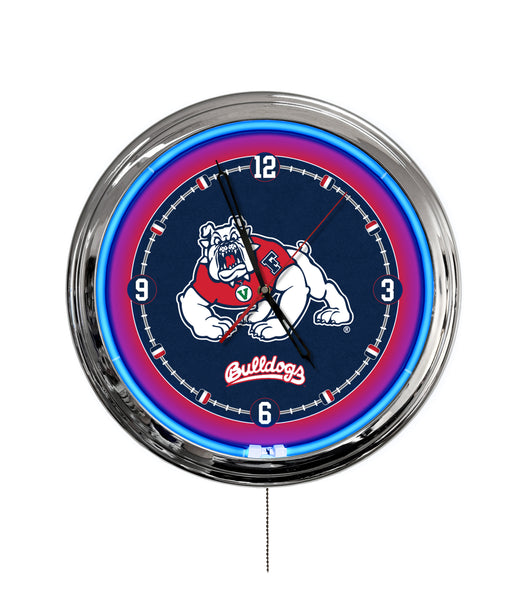 Fresno State University 16" Multi Color LED Wall Clock