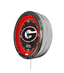 University of Georgia (G) 16" Multi Color LED Wall Clock