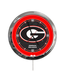 University of Georgia (G) 16" Multi Color LED Wall Clock