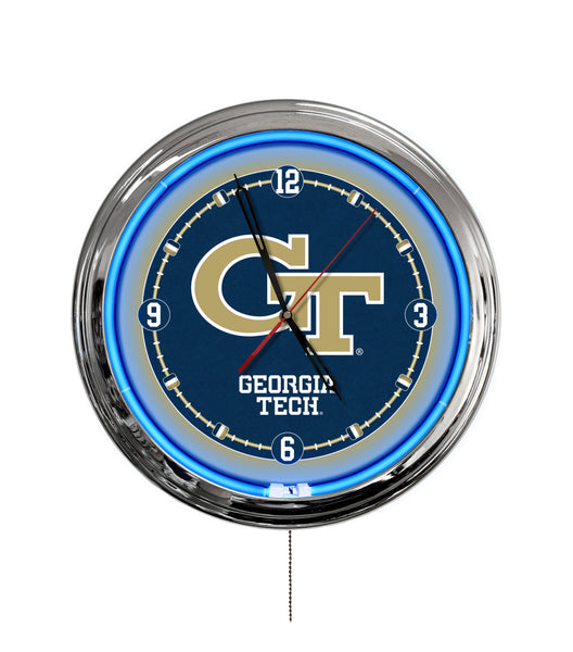 Georgia Tech 16" Multi Color LED Wall Clock