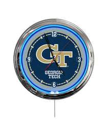 Georgia Tech 16" Multi Color LED Wall Clock