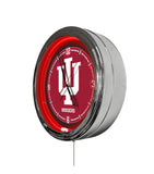 Indiana University 16" Multi Color LED Wall Clock