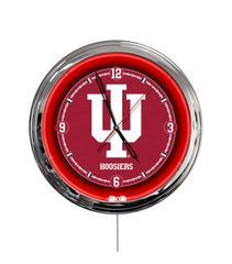 Indiana University 16" Multi Color LED Wall Clock