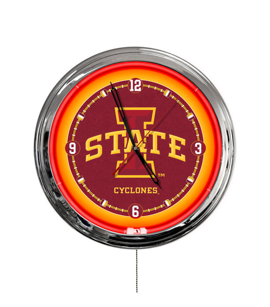 Iowa State University 16" Multi Color LED Wall Clock