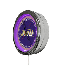 James Madison University 16" Multi Color LED Wall Clock