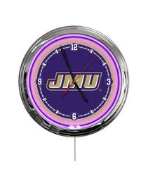 James Madison University 16" Multi Color LED Wall Clock