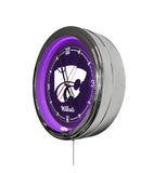 Kansas State University 16" Multi Color LED Wall Clock