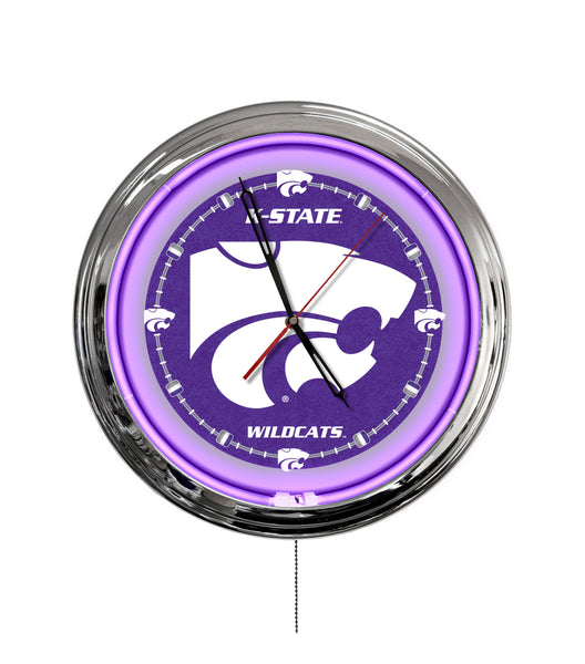 Kansas State University 16" Multi Color LED Wall Clock