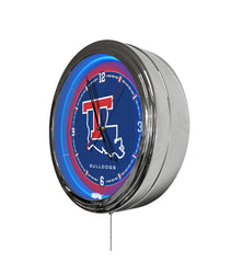 Louisiana Tech University 16" Multi Color LED Wall Clock