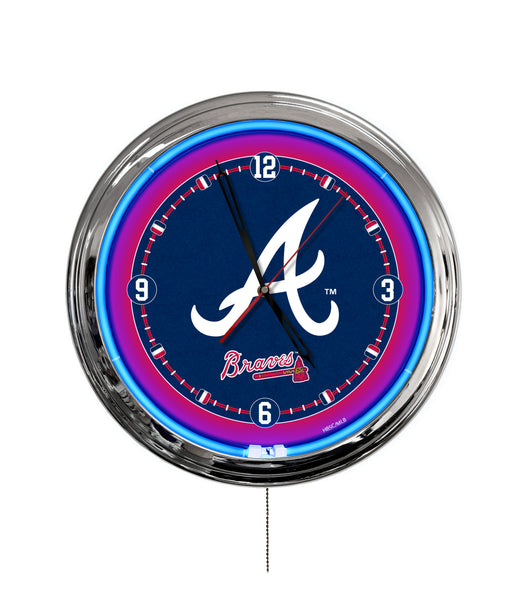 Atlanta Braves 16" Multi Color LED Wall Clock