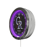 Colorado Rockies 16" Multi Color LED Wall Clock