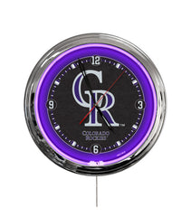 Colorado Rockies 16" Multi Color LED Wall Clock