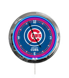 Chicago Cubs 16" Multi Color LED Wall Clock