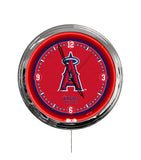 Los Angeles Angels 16" Multi Color LED Wall Clock