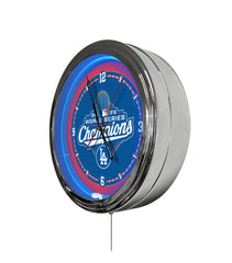 Los Angeles Dodgers 2025 World Series Champion 16" Multi Color LED Wall Clock