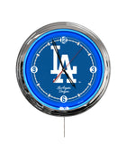 Los Angeles Dodgers 16" Multi Color LED Wall Clock