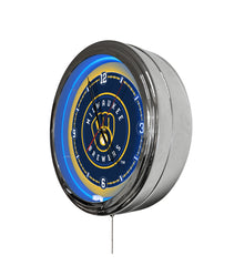 Milwaukee Brewers 16" Multi Color LED Wall Clock