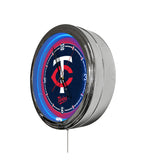 Minnesota Twins 16" Multi Color LED Wall Clock