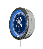 New York Yankees 16" Multi Color LED Wall Clock