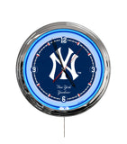 New York Yankees 16" Multi Color LED Wall Clock