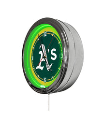 Oakland Athletics 16" Multi Color LED Wall Clock