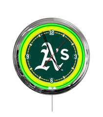 Oakland Athletics 16" Multi Color LED Wall Clock